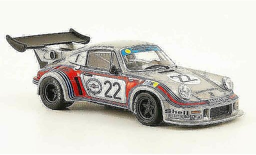 Porsche 911 Turbo 1/43 Ebbro RSR No.22 Martini 24h Le Mans 1974 coche miniatura