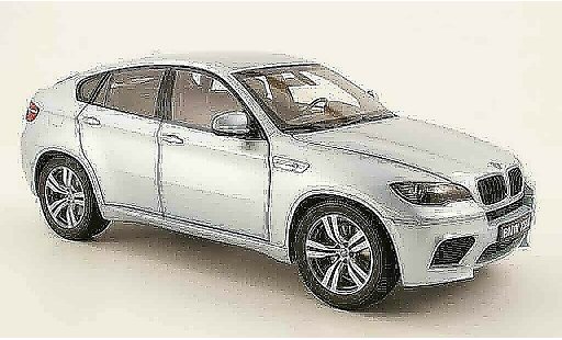 Bmw X6 M 1/18 Kyosho E71 gris coche miniatura