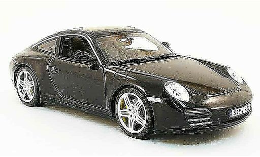 Porsche 911 Targa 1/18 Norev 4s negro 2009 coche miniatura