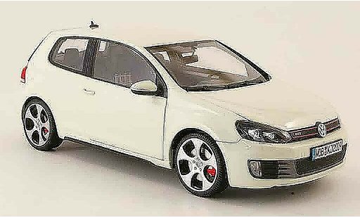 Volkswagen Golf GTI 1/18 Maisto blanco 2009 coche miniatura