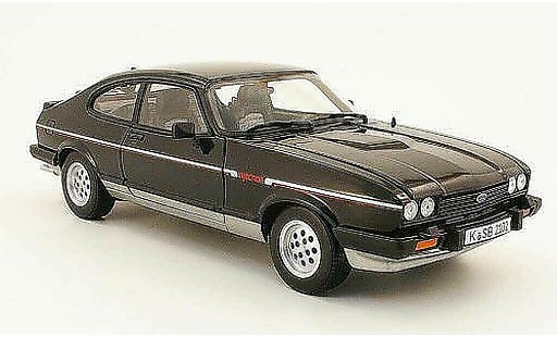 Ford Capri 2.8i 1/18 Norev mk3 negro/gris 1983 coche miniatura