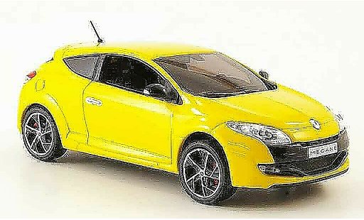 Renault Megane Sport 1/43 Norev amarillo 2009 coche miniatura