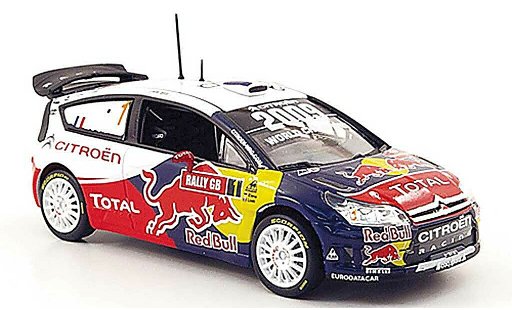 Citroen C4 WRC 2009 1/43 Norev No.1 Total Rally GB coche miniatura