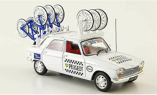 Peugeot 204 Berline 1/43 Norev Berlina bp michelin tour de france 1970 coche miniatura