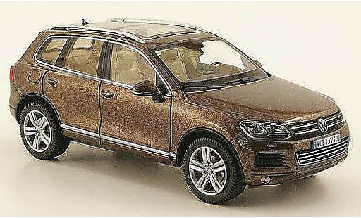 Volkswagen Touareg Base 1/43 Schuco II (C 2) marron 2010 coche miniatura