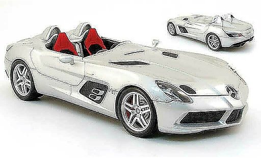 Mercedes SLR Stirling Moss 1/18 Minichamps mclaren gris metallized coche miniatura