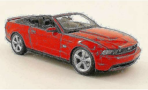 Ford Mustang Convertible 1/18 Maisto gt cabriolet rojo coche miniatura