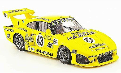 Porsche 935 1980 1/43 Spark K3 No.43 Malardeau 24h Le Mans coche miniatura
