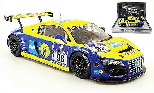 Audi R8 lms 1/18 Spark no.98 bilstein 24h adac nurburgring 2009 coche miniatura