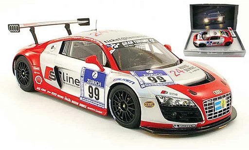 Audi R8 s tronic 1/18 Spark LMS no.99 line 24h adac nurburgring 2009 coche miniatura