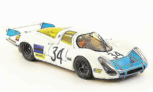 Porsche 908 1968 1/43 Ebbro No.34 24h Le Mans coche miniatura