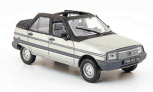 Citroen Visa Cabriolet 1/43 Nostalgie decouvrable gris metallisee 1984 coche miniatura