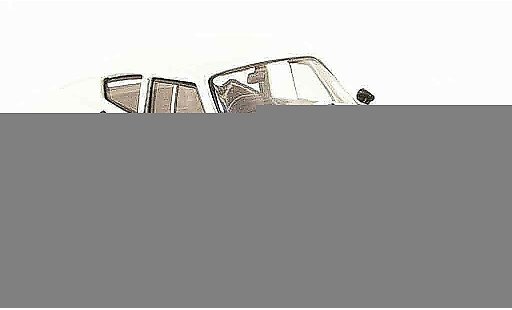 CG 1300 coupe 1/43 Nostalgie blanco 1973 coche miniatura