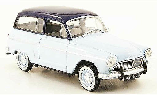 Simca Aronde Ranch 1/43 Nostalgie azul 1961 coche miniatura