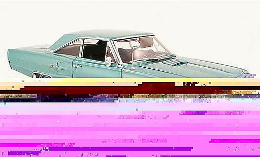 Dodge Coronet 1967 1/18 Highway 61 r/t 426 verde coche miniatura
