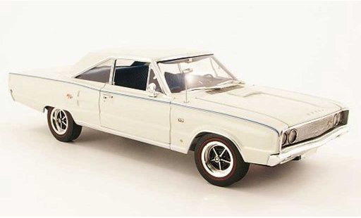 Dodge Coronet 1967 1/18 Highway 61 r/t 426 creme blanco coche miniatura