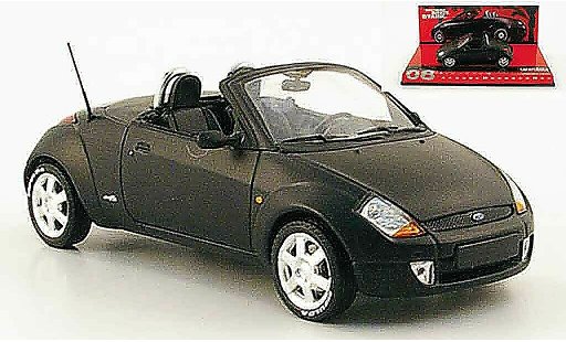 Ford Street Ka Cabriolet 1/43 Minichamps mate negro 2003 coche miniatura