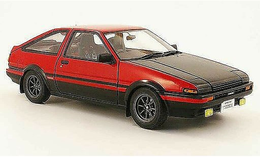 Toyota Trueno AE86 1/18 Autoart sprinter rojo/negro coche miniatura
