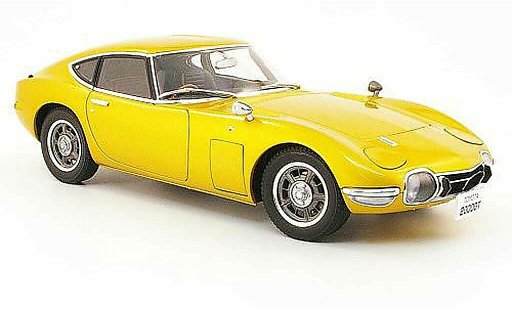 Toyota 2000 GT 1967 1/18 Autoart coupe gold coche miniatura