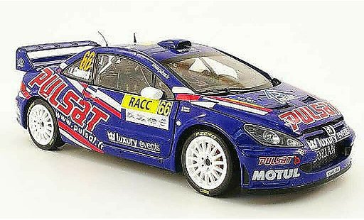 Peugeot 307 WRC 1/18 Sun Star no.66 pulsat racc rallye catalunya 2009 coche miniatura