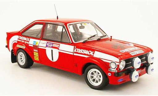 Ford Escort Rally 1/18 Sun Star no.1 cossack ganador rallye pays de galles 1975 coche miniatura