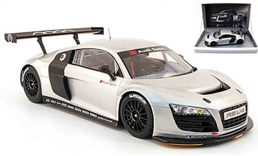 Audi R8 lms 1/18 Spark gris modele de presentation coche miniatura