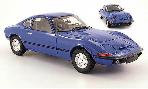 Opel GT GT/J 1/18 Minichamps j 1900 azul 1970 coche miniatura