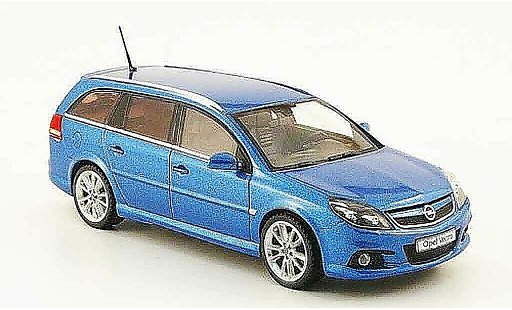 Opel Vectra C OPC 1/43 Schuco caravan azul coche miniatura