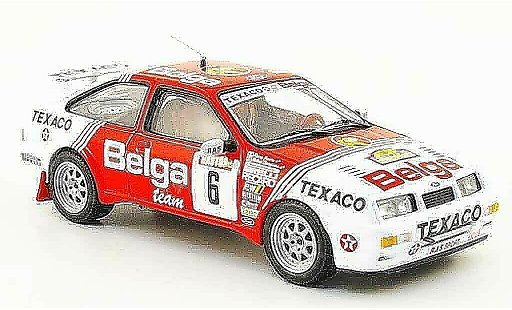 Ford Sierra Cosworth RS 1/43 IXO No.6 Belga ganador Rally Ypres 1988 coche miniatura