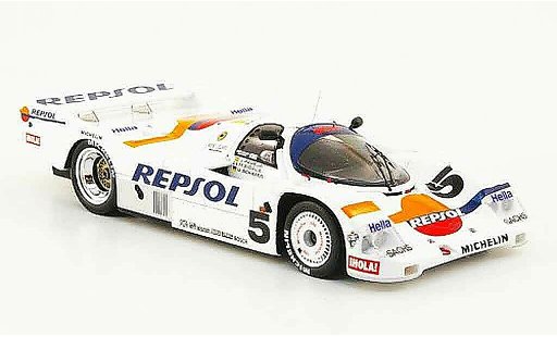 Porsche 962 1988 1/43 Spark No.5 Repsol 7ter Platz 24h Le Mans coche miniatura