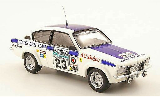 Opel Kadett C Rallye 1/43 Schuco Coupe No.23 RALombarRally 1974 coche miniatura