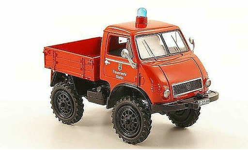 Mercedes Unimog 401-404 1/43 Schuco 401 plataforma pompier Berlin coche miniatura