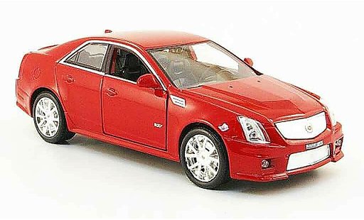 Cadillac CTS V 1/43 Luxury Die Cast rojo 2009 coche miniatura