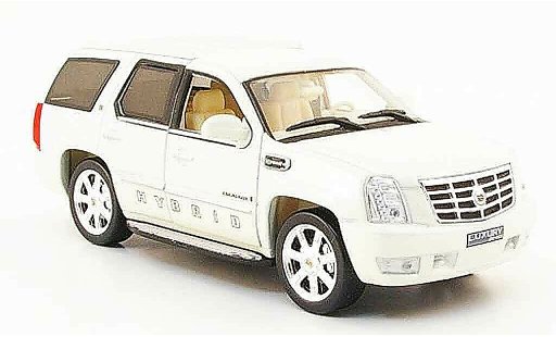 Cadillac Escalade hybrid 1/43 Luxury Die Cast blanco 2009 2010 coche miniatura