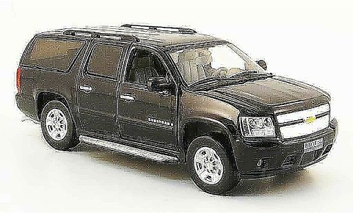 Chevrolet Suburban suv 1/43 Luxury Die Cast negro 2009 2010 coche miniatura