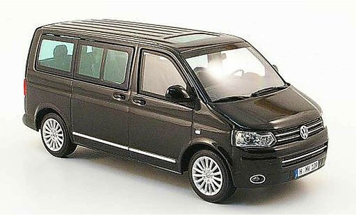 Volkswagen T5 T5 GP 1/43 Minichamps Multivan negro 2009 coche miniatura