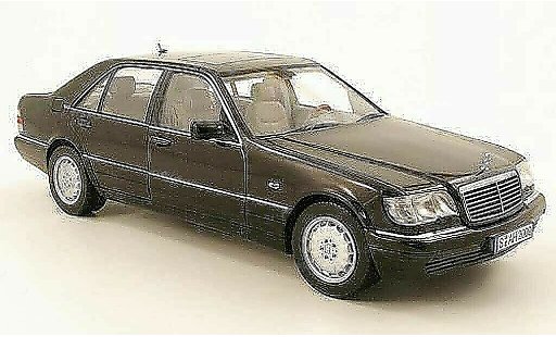 Mercedes Classe S Base 1/18 Norev S 600 (w140) negro 1997 coche miniatura