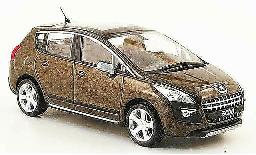 Peugeot 3008 Base 1/43 Norev marron 2009 coche miniatura