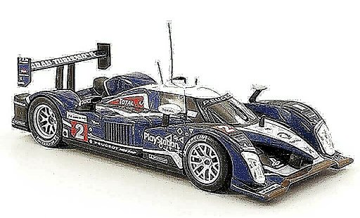 Peugeot 908 2010 1/43 Norev HDi FAP No.2 Team Sport 24h Le Mans coche miniatura