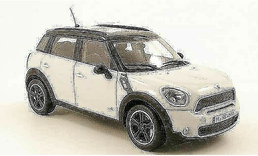 Mini Countryman S 1/18 Norev gris/negro 2010 coche miniatura