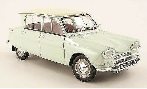 Citroen Ami 6 Berline 1/18 Norev verde pastel/beige 1963 coche miniatura
