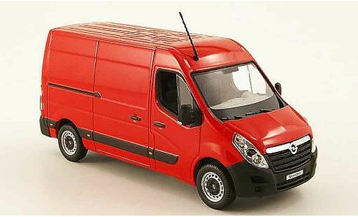 Opel Movano Base 1/43 Norev furgoneta rojo 2010 coche miniatura