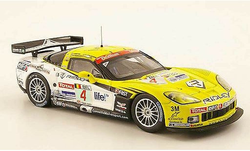 Chevrolet Corvette course 1/43 IXO C6 No.4 Ridley FIA GT 24h Spa 2009 coche miniatura