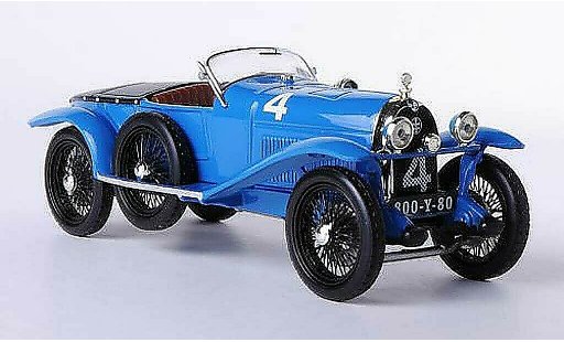 Lorraine Dietrich B3-6 Base 1/43 IXO No.4 Stalter / E.Brisson 24h Le Mans 1925 coche miniatura