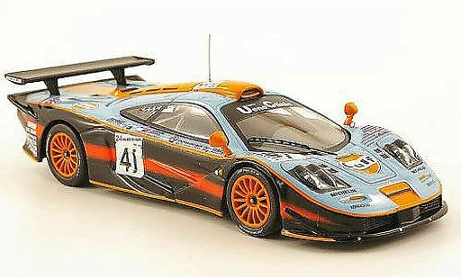 McLaren F1 GTR GTR 1/43 IXO No.41 Gulf 24h Le Mans 1997 coche miniatura