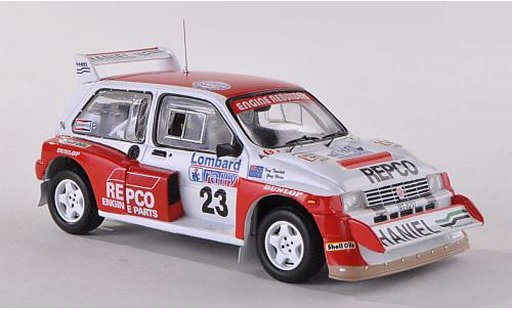 MG Metro 6R4 1/43 IXO No.23 Repco Rally Grande-Bretagne 1986 Teesdale/Horne coche miniatura