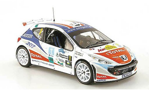 Peugeot 207 S2000 1/43 IXO No.1 Sarrazin/Renucci Rally Algarve 2007 coche miniatura