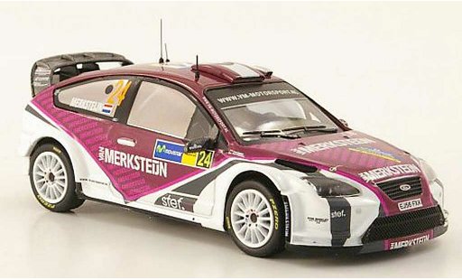 Ford Focus RS WRC 1/43 IXO 07 No.24 Rally Spanien 2008 coche miniatura