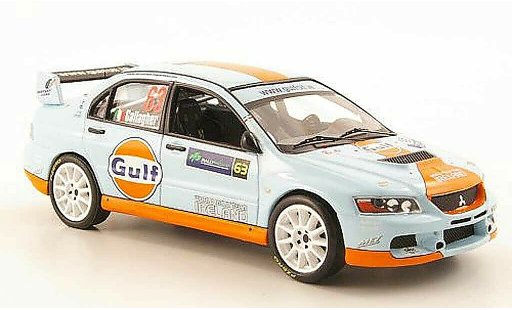 Mitsubishi Lancer Evolution IX 1/43 IXO No.63 Gulf Rally Irland 2009 coche miniatura