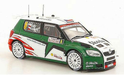 Skoda Fabia S2000 1/43 IXO No.6 J.Kopecky / P.Stary Rally Monte Carlo 2009 coche miniatura